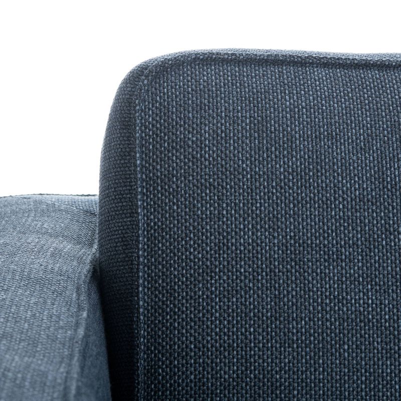 Dulce Mid-Century Chaise Sofa Dark Blue - Safavieh