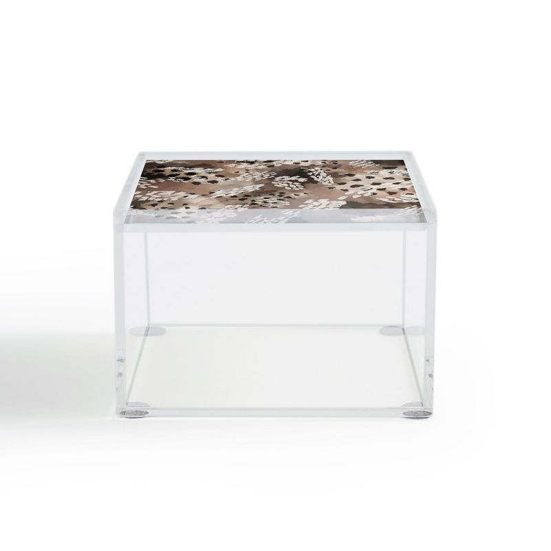 Olivia & May Set of 3 Weave Baskets with Wooden Lids