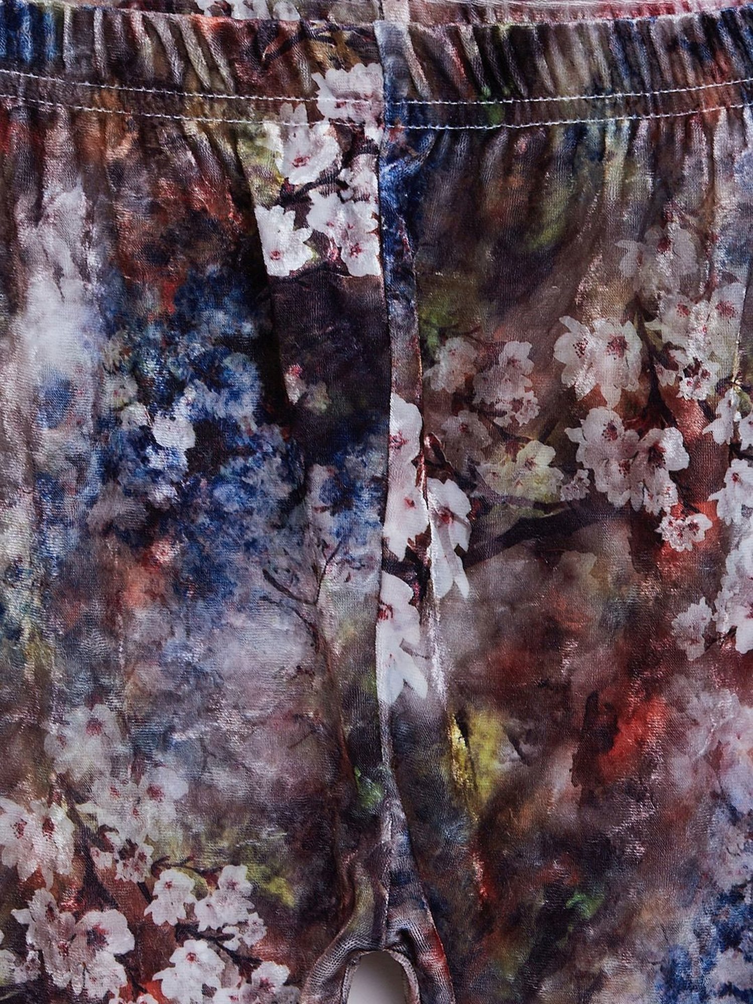 NINS MODA Girls Multicolor Floral Print Leggings