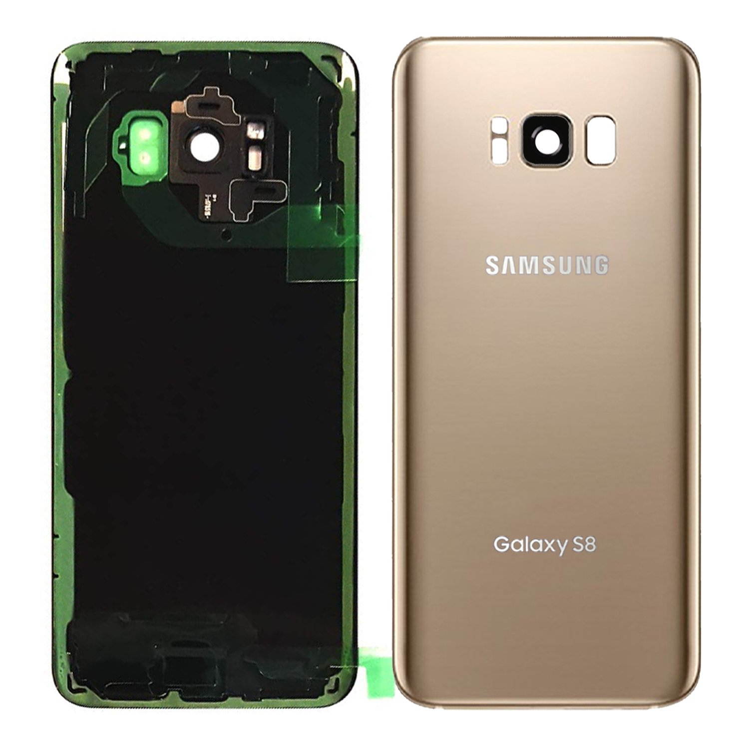 Samsung Galaxy S8 Back Glass Replacement with Camera Lens Installed - ALL COLORS AVAILABLE - G950