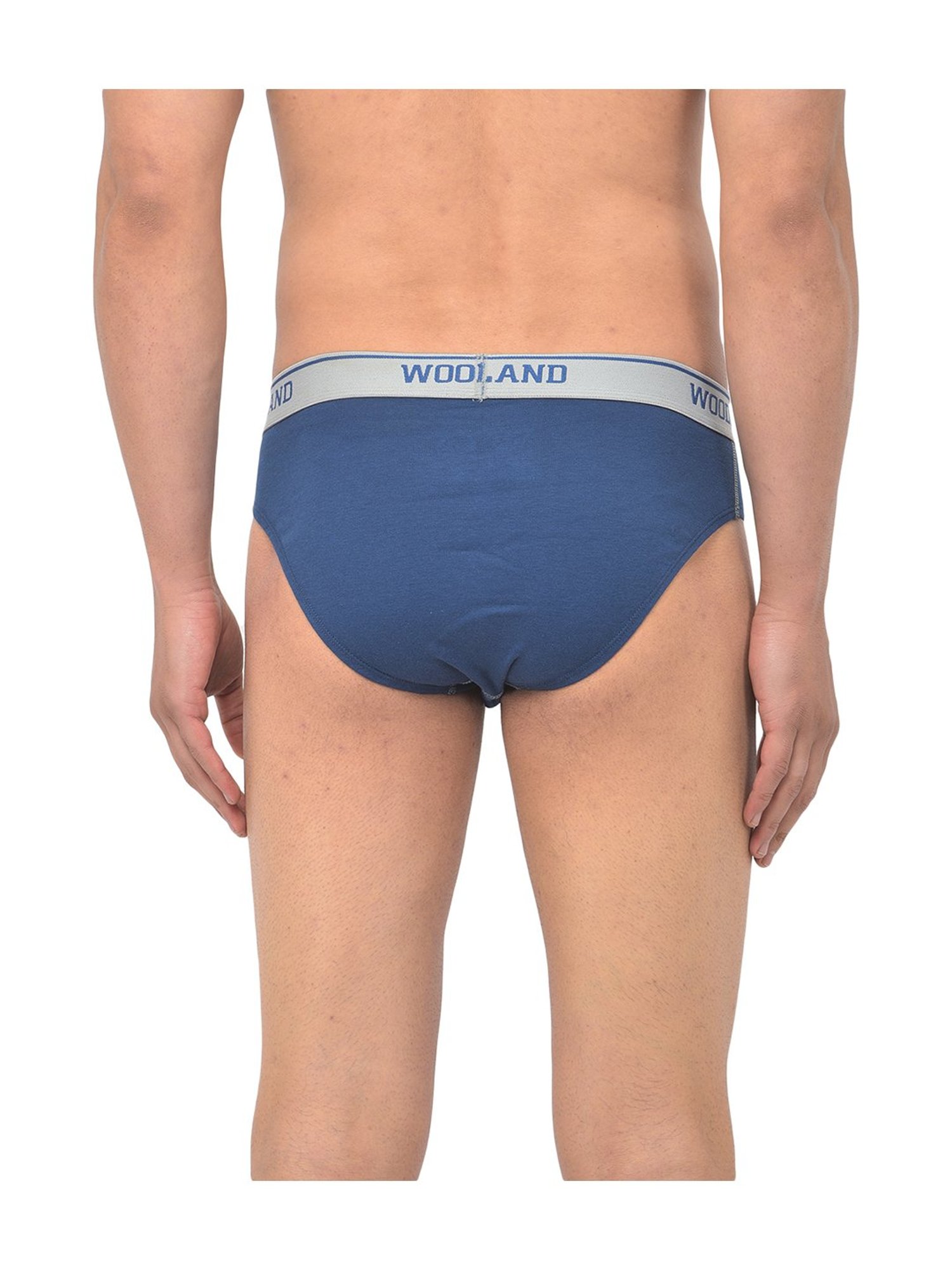 Woodland Navy Solid Briefs