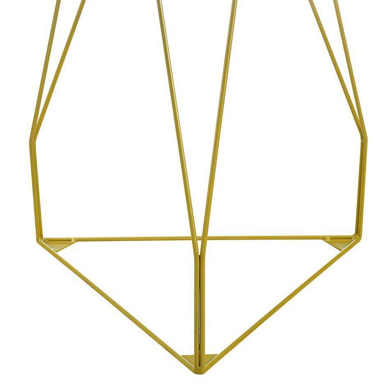 Orlando Accent Table Black/Gold - Finch