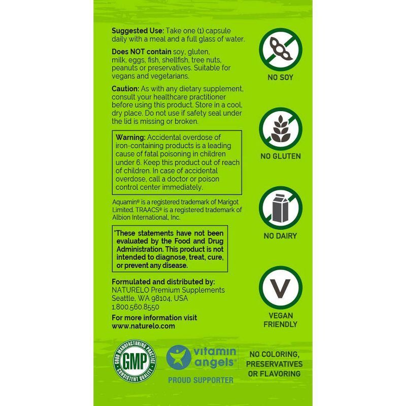 Naturelo Teen Boys & Girls Daily Multivitamin Capsules - 30ct