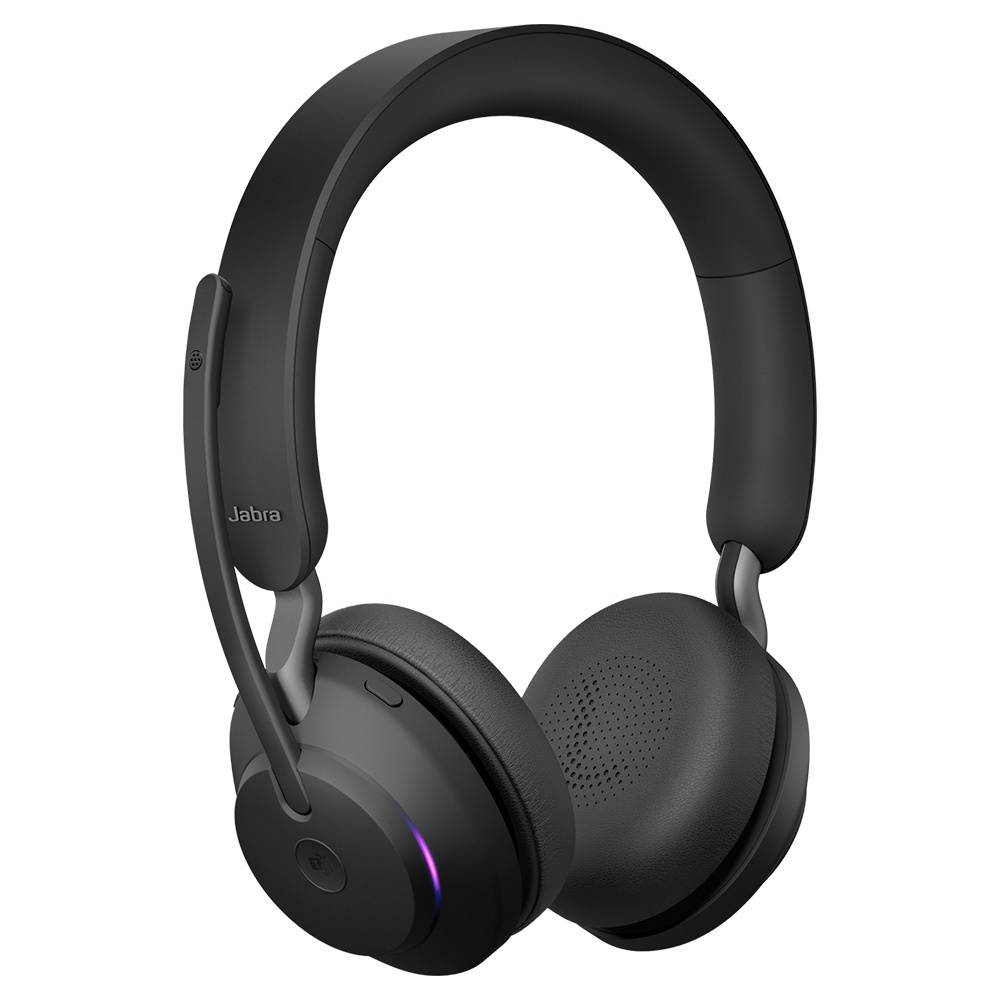 Jabra Evolve2 65 MS Stereo (USB-A) Black Headset w/ Dual Bluetooth Connectivity (2659-999-9999)
