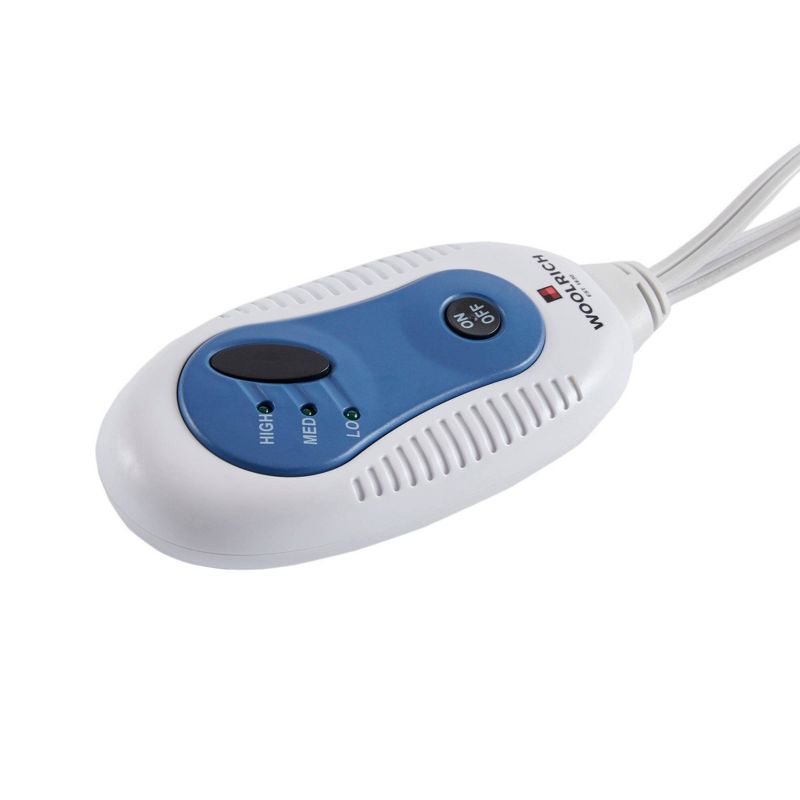 60"x70" Ridley Faux Mink to Berber Heated Throw Blanket Black - Woolrich