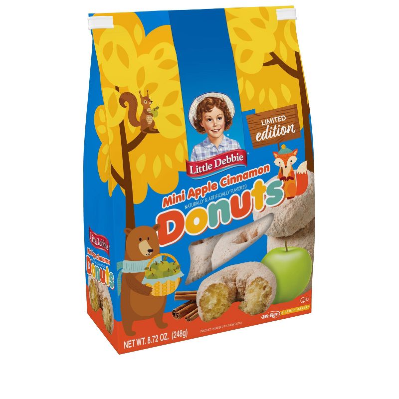 Little Debbie Apple Cinnamon Bagged Mini Donuts - 8.72oz