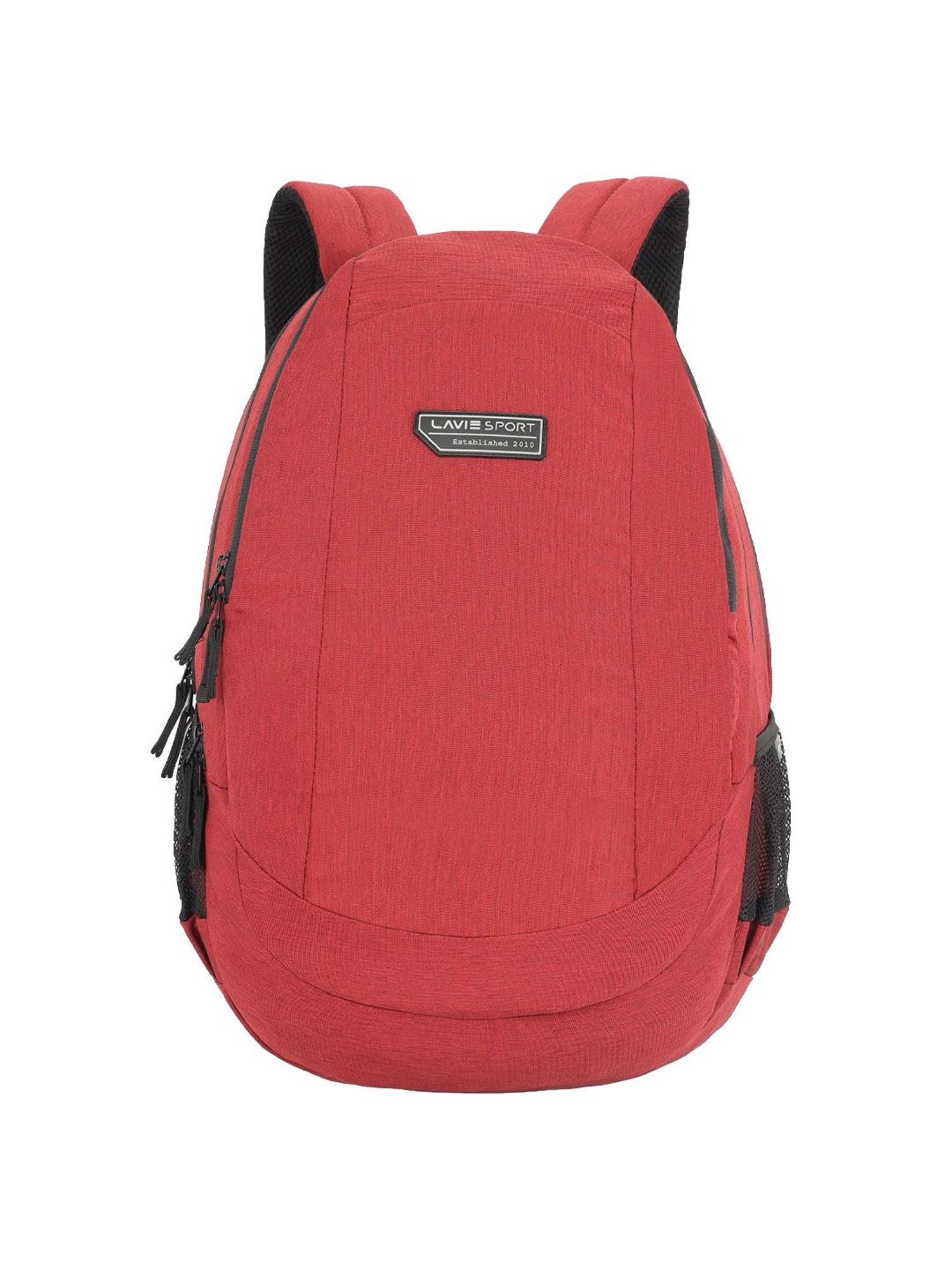 Lavie Sport Peak Red Polyester Solid Laptop Backpack - 34 Ltrs