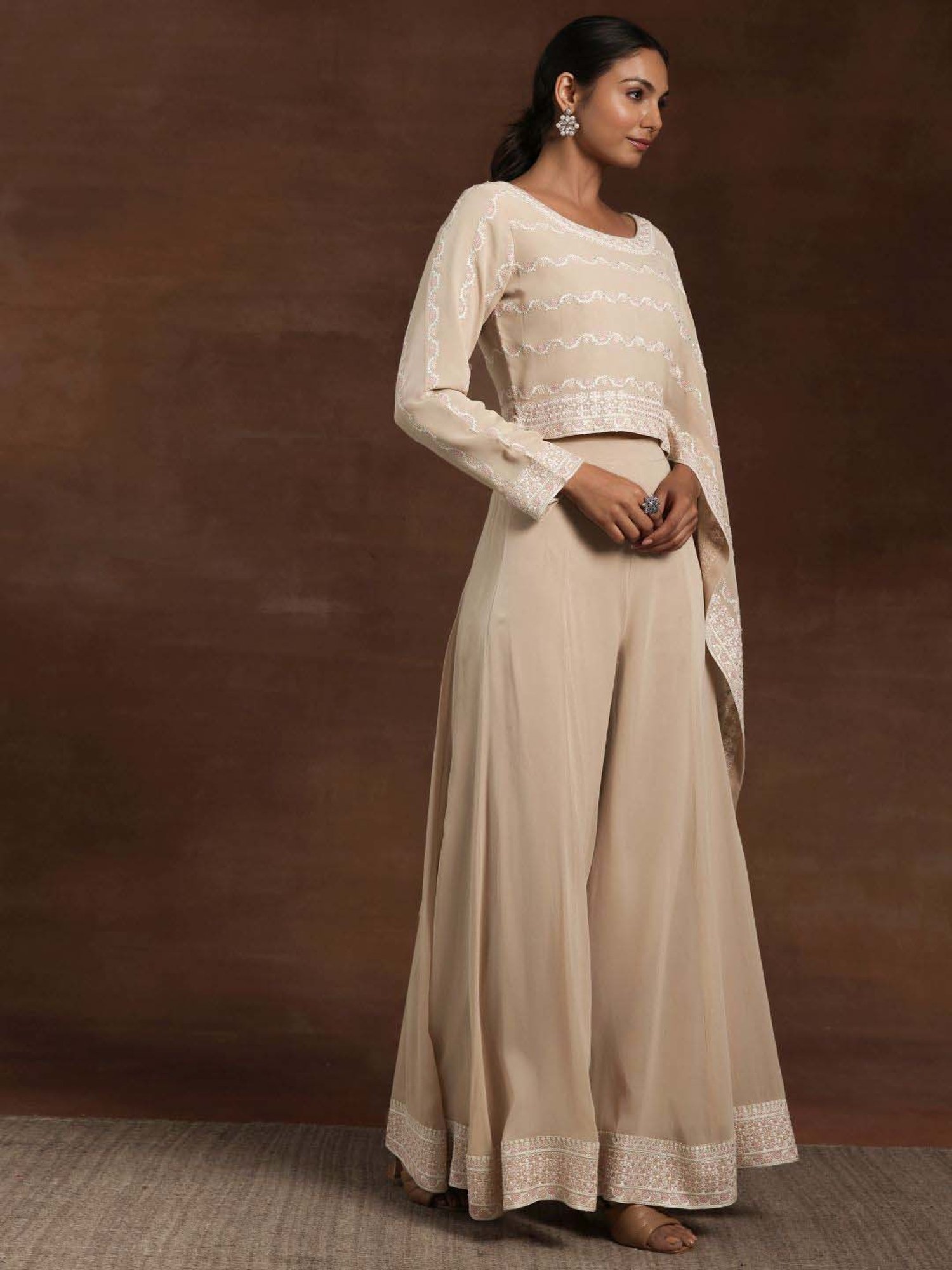 Melon by PlusS Blue Printed Shirt Pant Set