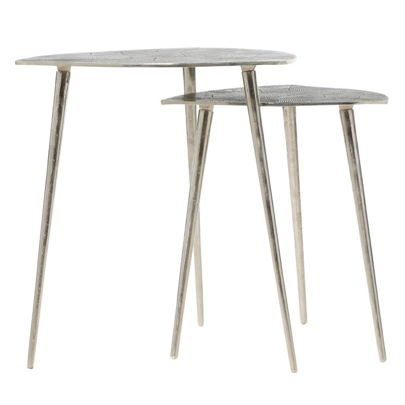 2pk Aluminum Patio Accent Table - Olivia & May