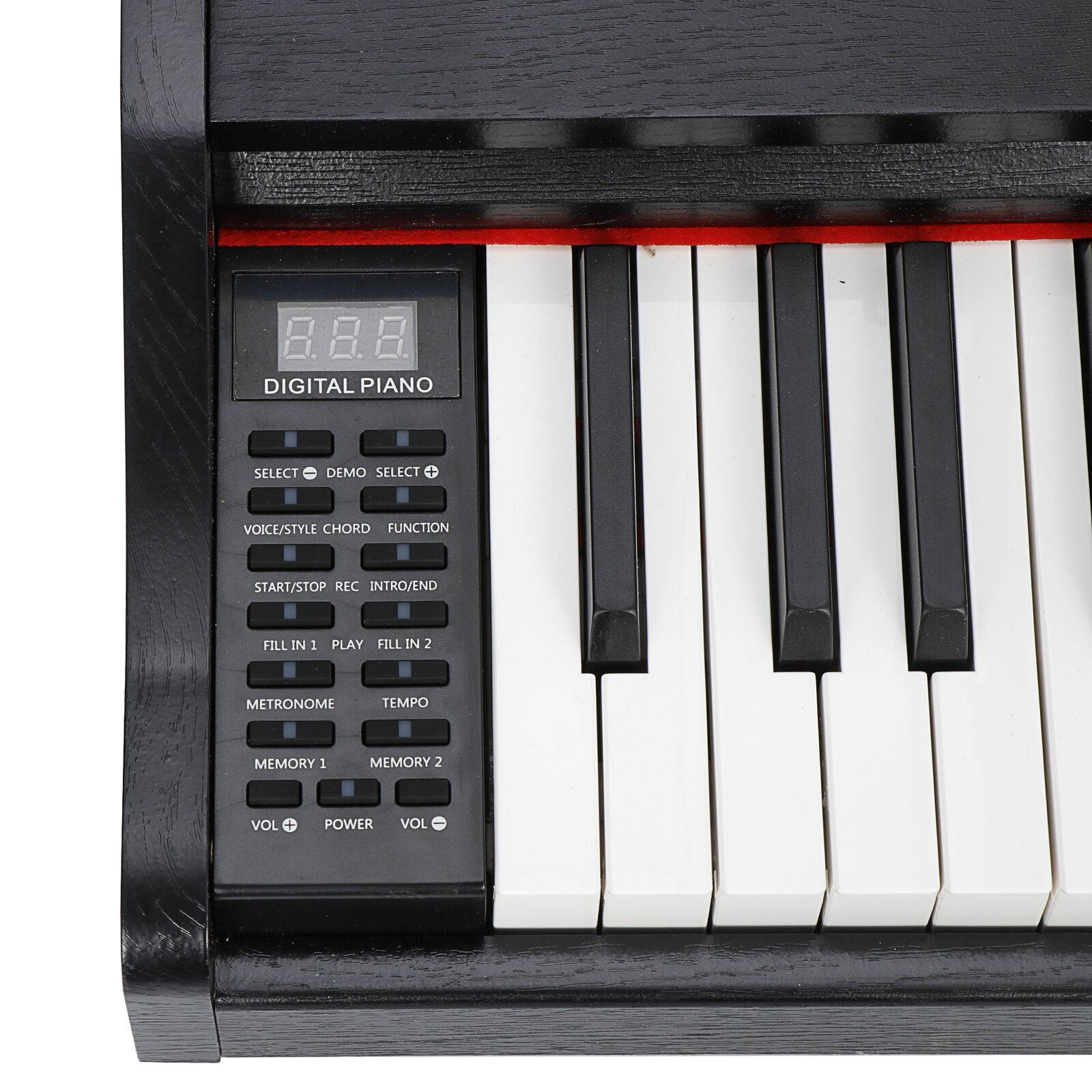 88 Key Beginner Digital Piano Keyboard Keys Power Supply 5 Premium Voices