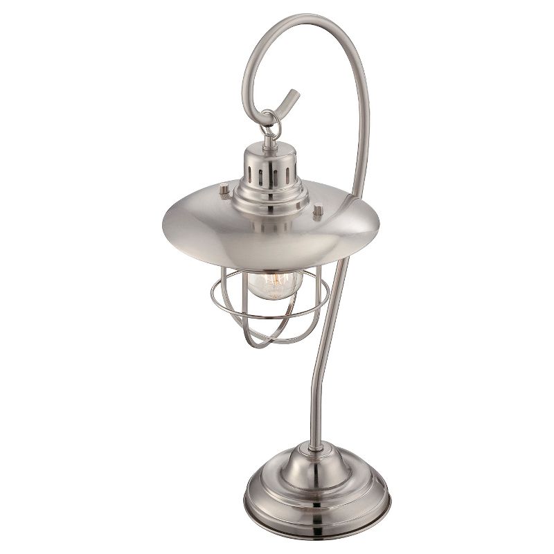Lanterna II 1 Light Table Lamp (Includes Light Bulb) Silver - Lite Source