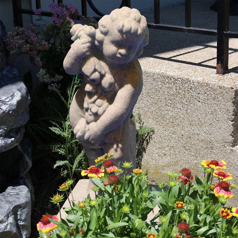 23.75" Lawn Decor Cupid Statuary - Sand - Emsco