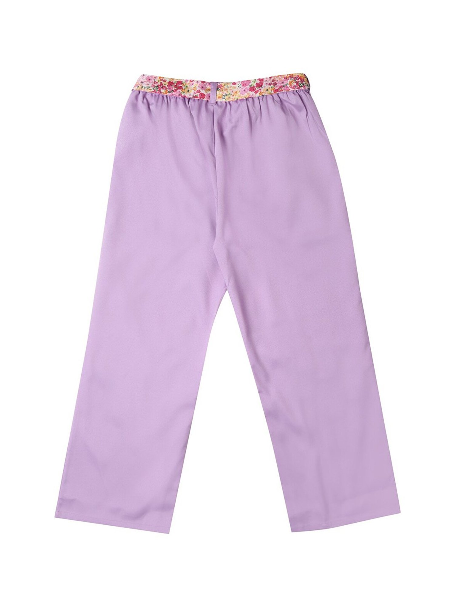 Allen Solly Junior Lilac Solid Trousers