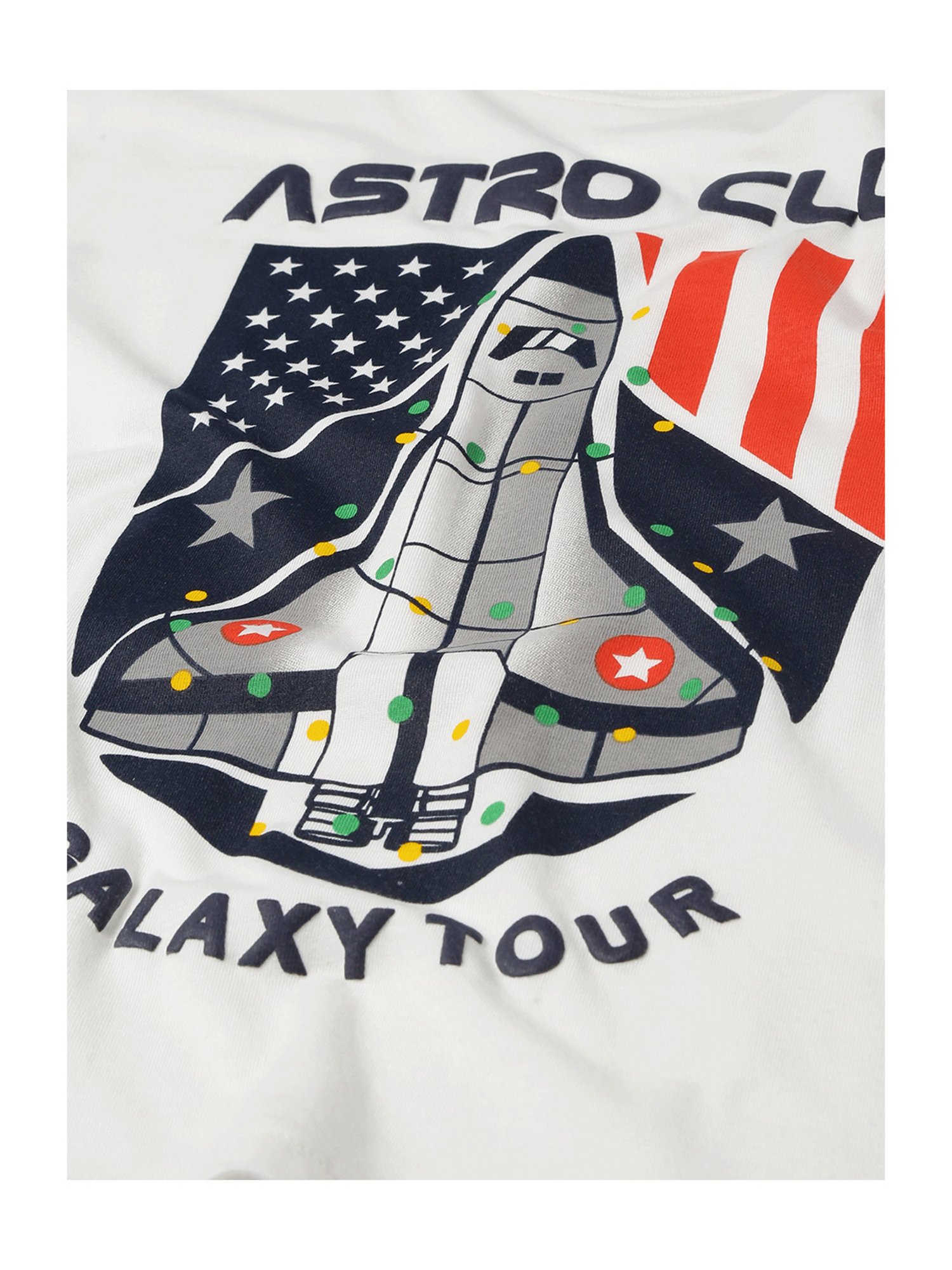 Plum Tree Kids Red & Off White Printed Oversized T-Shirt (Pack Of 2)