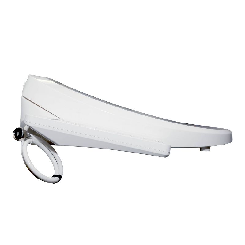 SB-2600 Electric Bidet Toilet Seat with Unlimited Heated Water and Touch Control Panel for Elongated Toilets White - SmartBidet