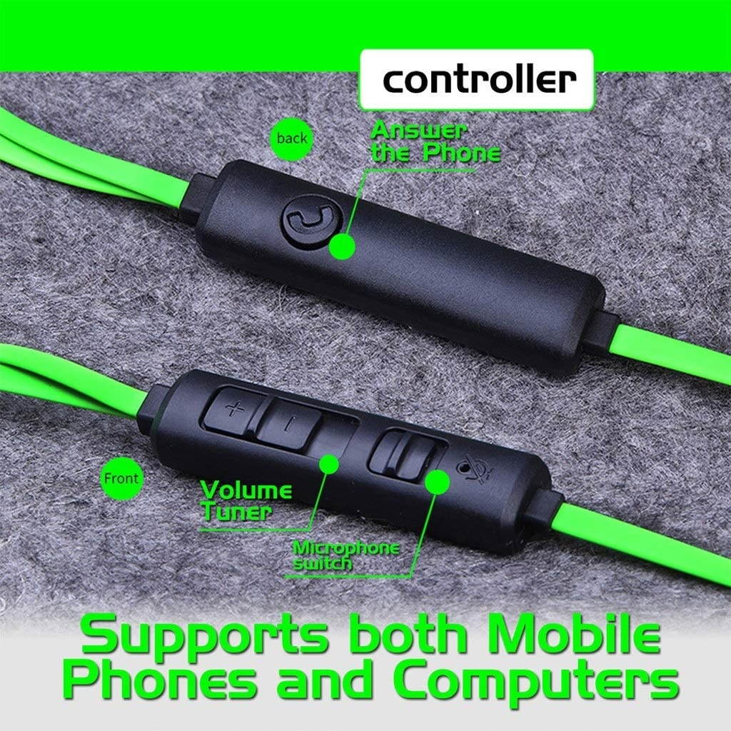 LAIKA Gaming Headset Gaming Headsets Computer Headphones with Microphone in-Ear Bass Noise Reduction PLEXTONE G30 PC Games (Color : Black)