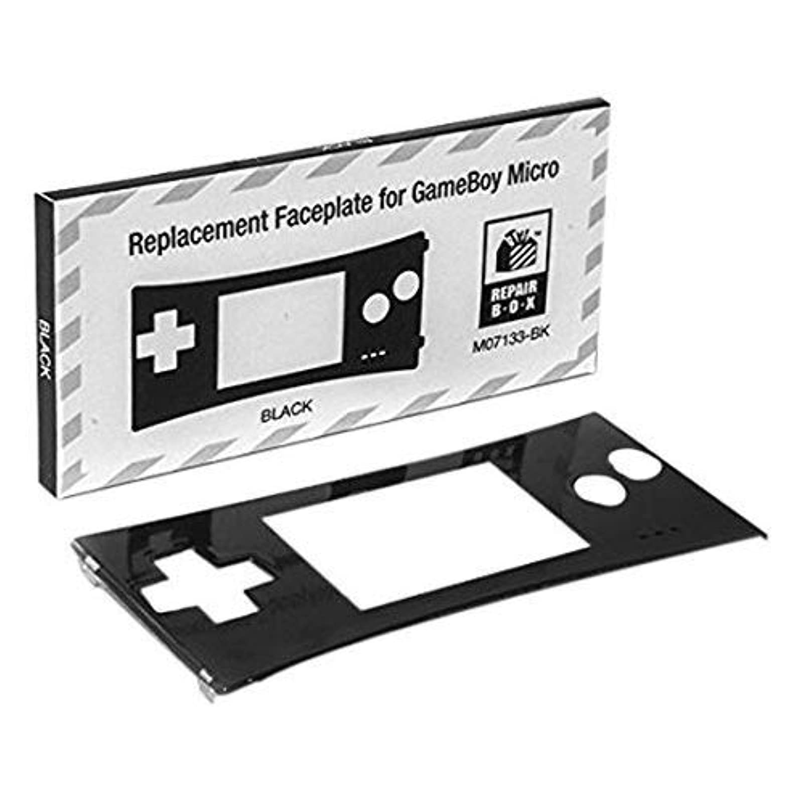 Game Boy Micro Replacement Faceplate Only Black