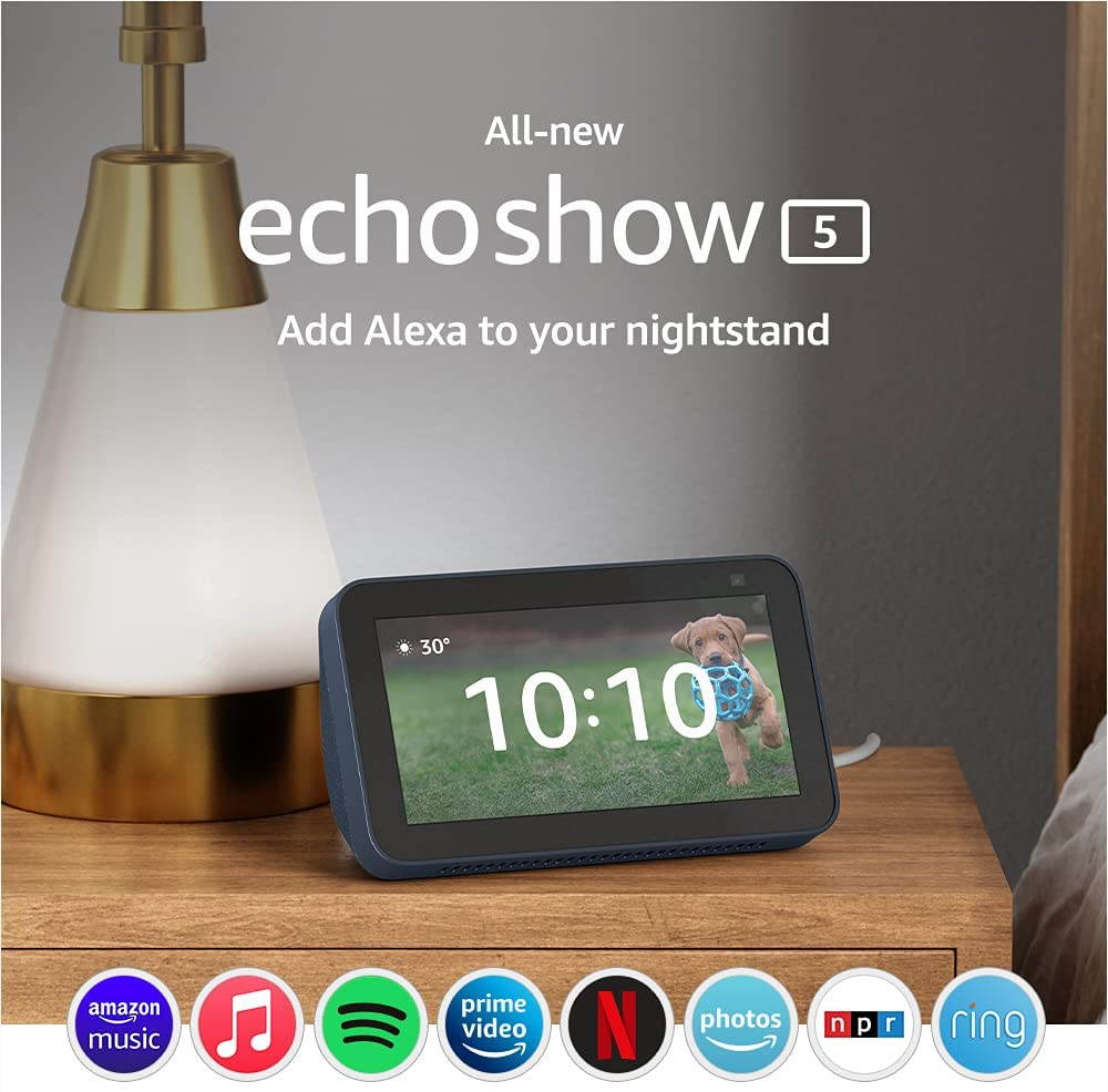 All-new Echo Show 5 (2nd Gen, 2021 release) | Smart display with Alexa and 2 MP camera