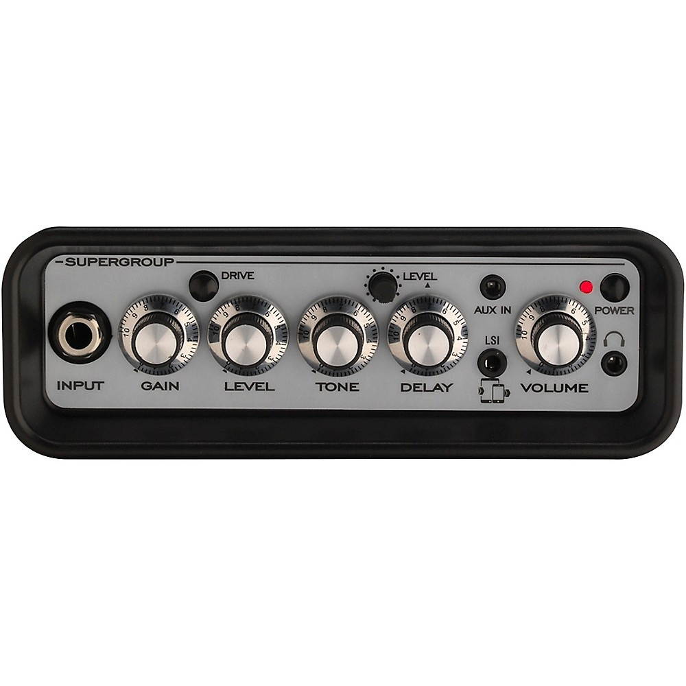 Laney Mini-St-SuperG 2x3W Stereo Battery-Powered Guitar Amp Black and Silver