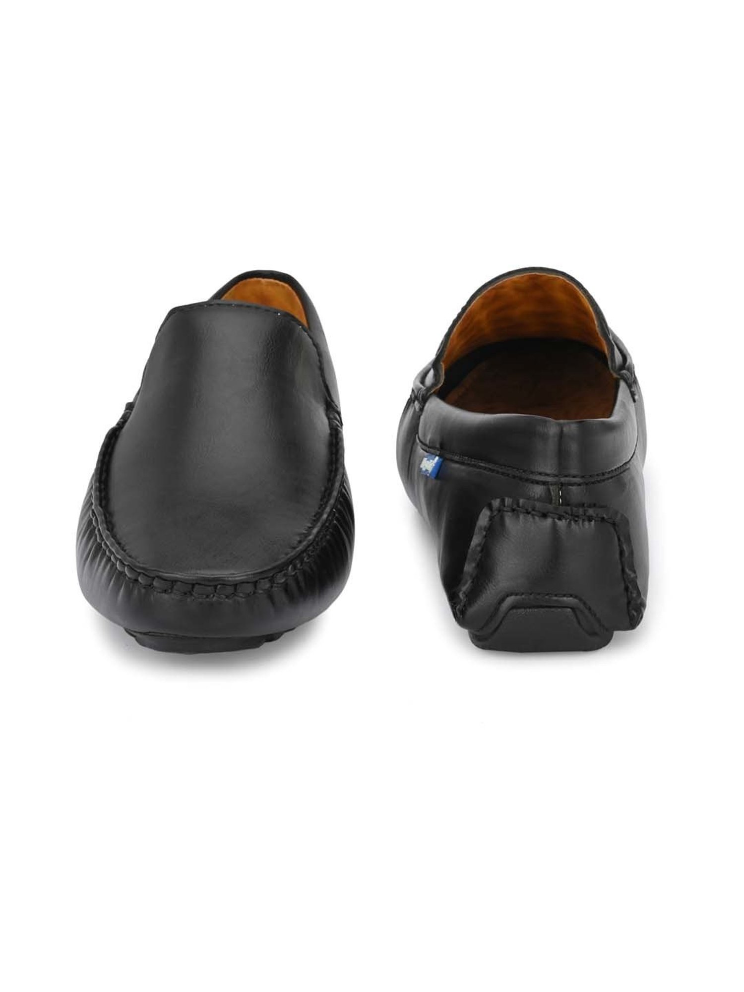 Eego Italy Men's Black Casual Loafers