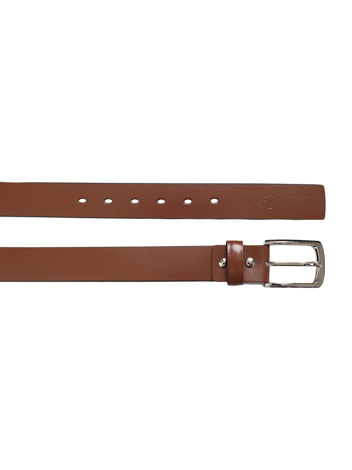 BULCHEE Tan Leather Casual Belt for Men