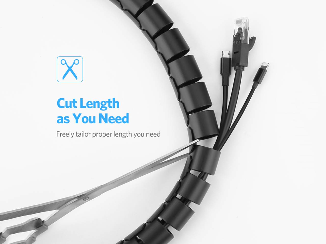 RAIDMAX Cable Comb For 3 to 3.4mm(0.11-0.13inch) Cables Translucent