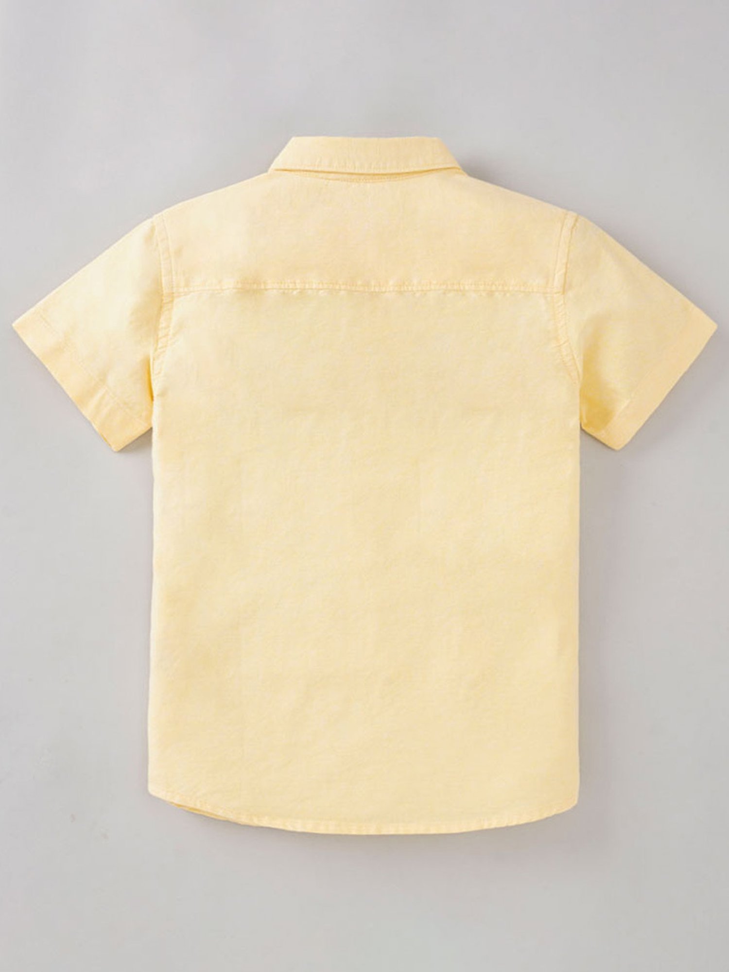 Ed-a-Mamma Kids Yellow Cotton Cut N Sew Shirt