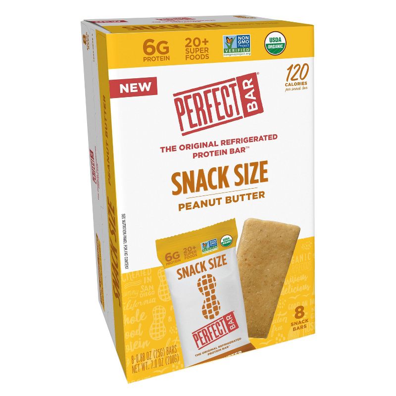 Perfect Bar Peanut Butter Snack Size Protein Bars - 7oz/8ct