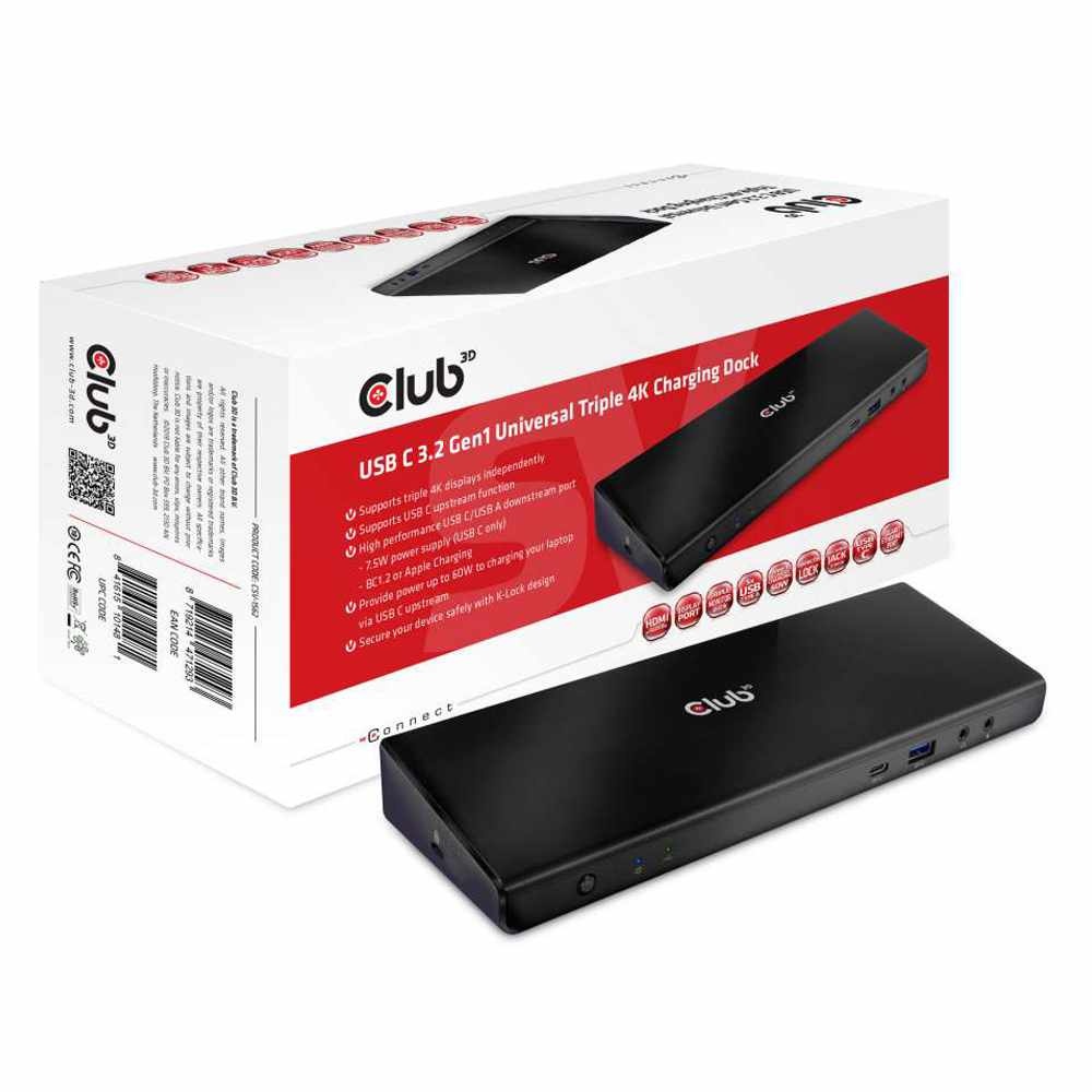 Club 3D USB Type C to DVI-I DUAL LINK Active Adapter