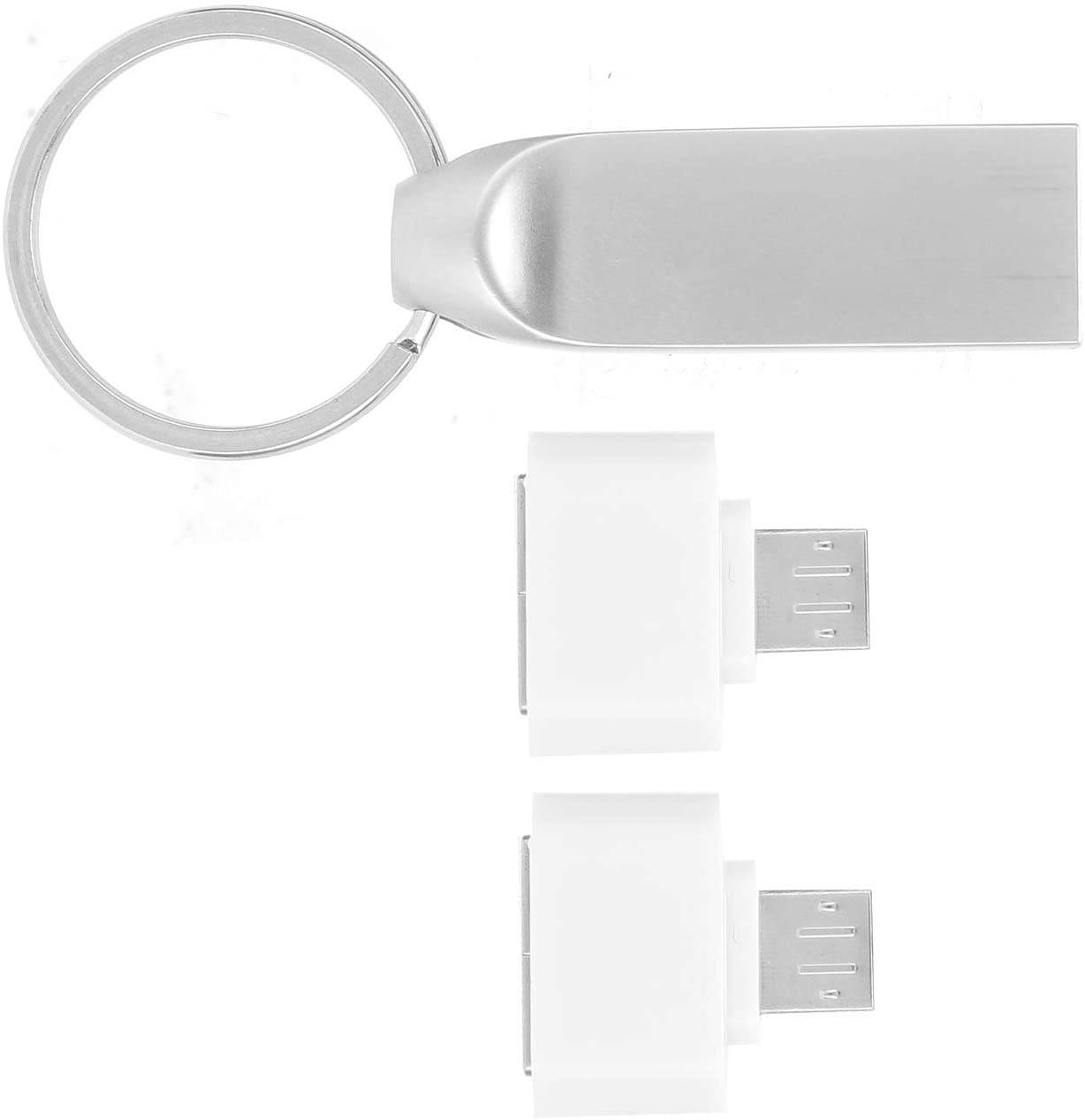 Mothinessto USB2.0 Flash Pen Drive, Hanging Buckle USB Stick Waterproof Jump Drive Support Mobile Phone OTG(8GB)