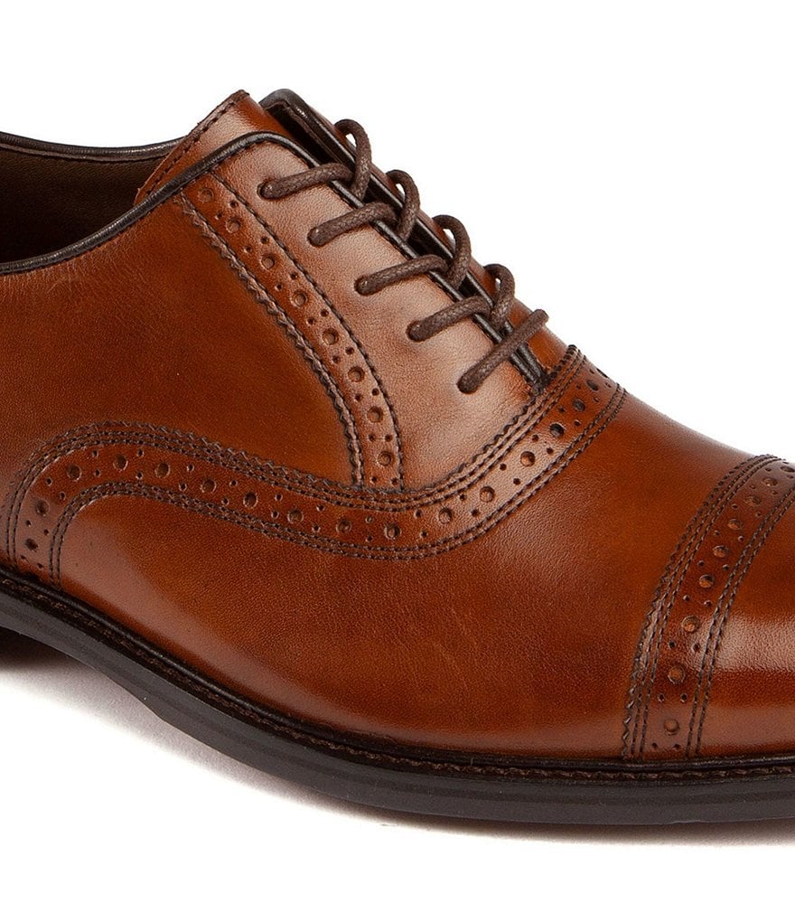 Johnston & Murphy Men's Daley Leather Cap Oxford