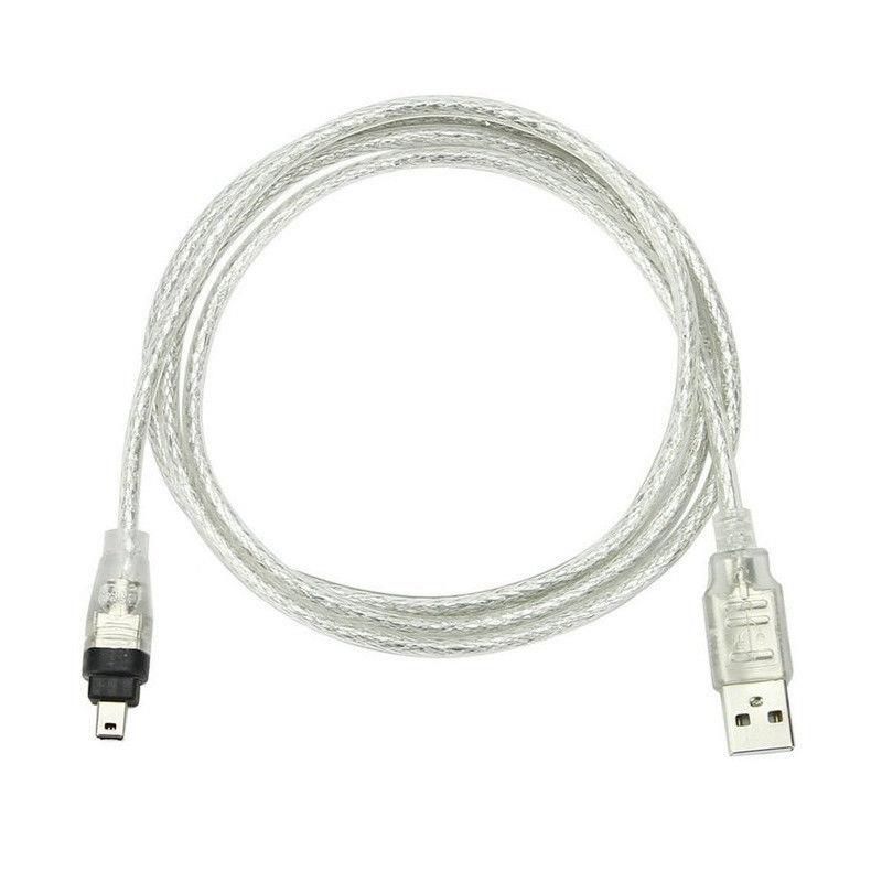 USB Male to Firewire IEEE 1394 4 Pin Male iLink Adapter Cord firewire 1394 Cable