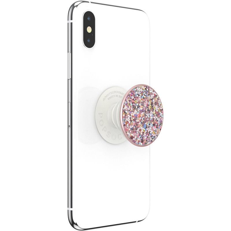 PopSockets PopGrip Cell Phone Grip & Stand - Sparkle Rosebud Pink