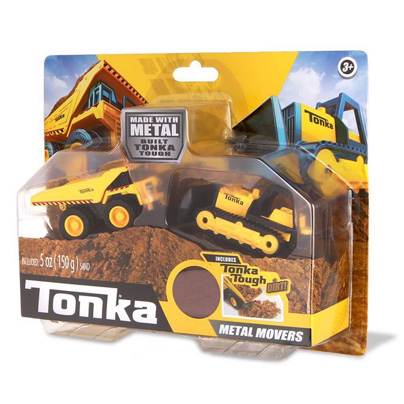Tonka Mini Movers - Mighty Dump and Bull Dozer