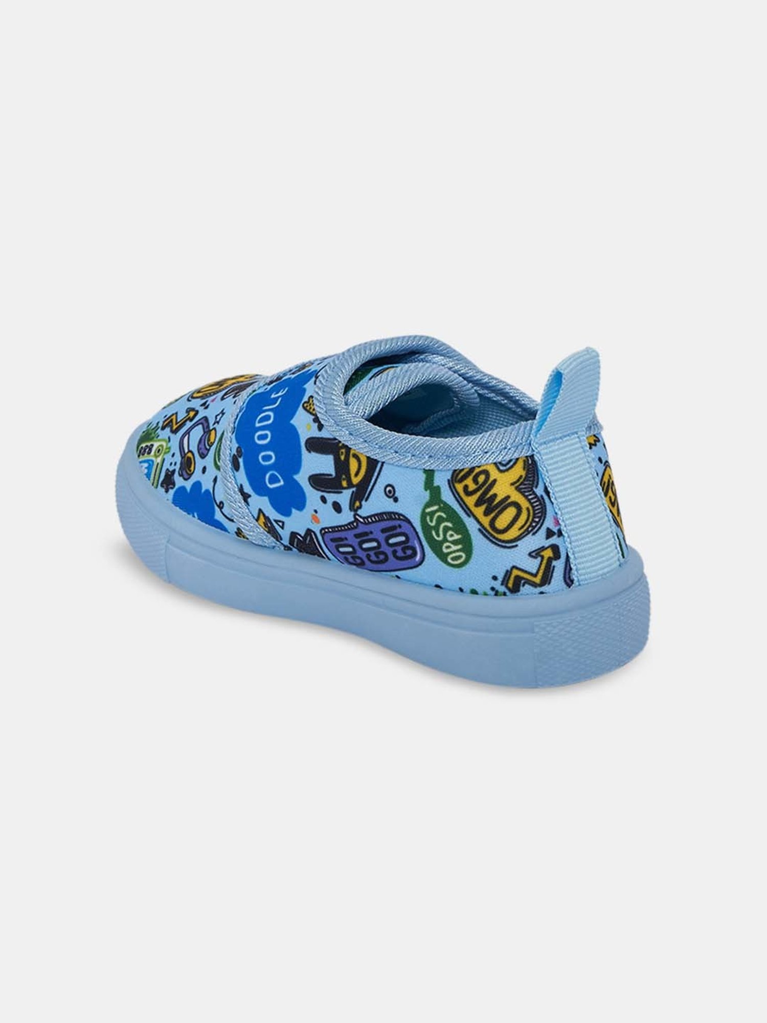 Pantaloons Baby Powder Blue Velcro Shoes