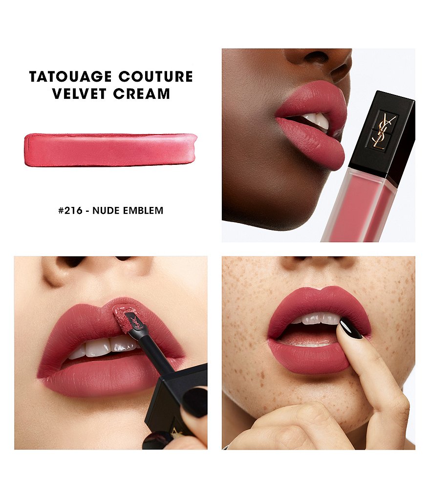 Yves Saint Laurent Beaute Tatouage Couture Velvet Cream Liquid Lipstick