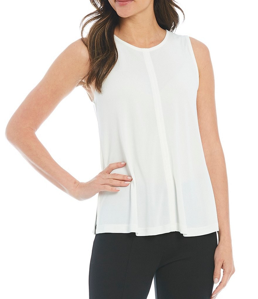 Donna Karan New York Sleeveless Side Slit Tunic