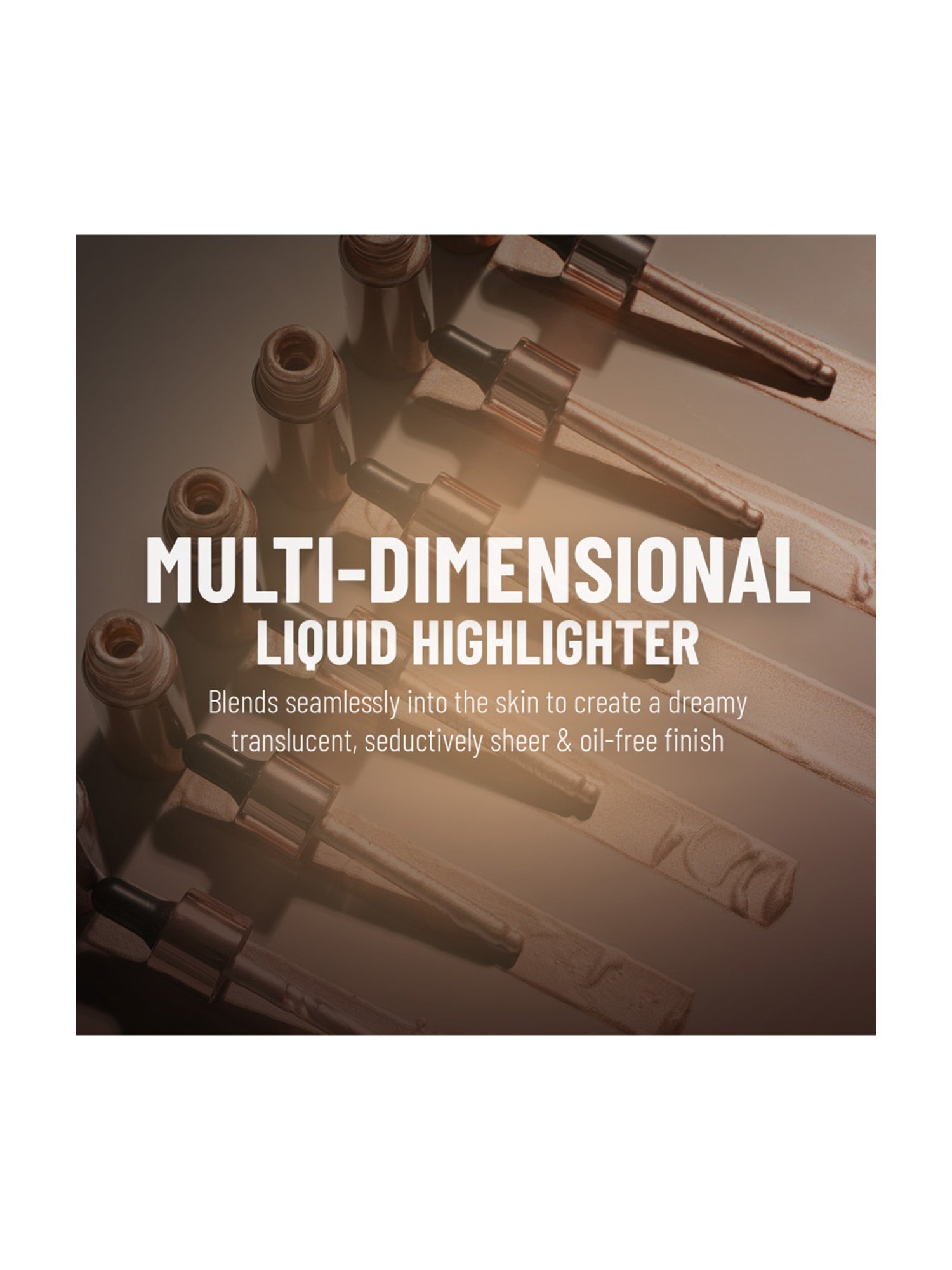 SWISS BEAUTY Drop & Glow Liquid Highlighter Illuminator Rose Gold - 18 ml