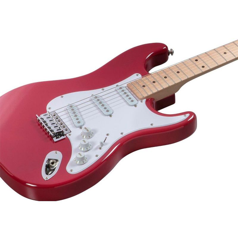 Monoprice Indio Cali Classic Electric Guitar - Wine Red, With Gig Bag