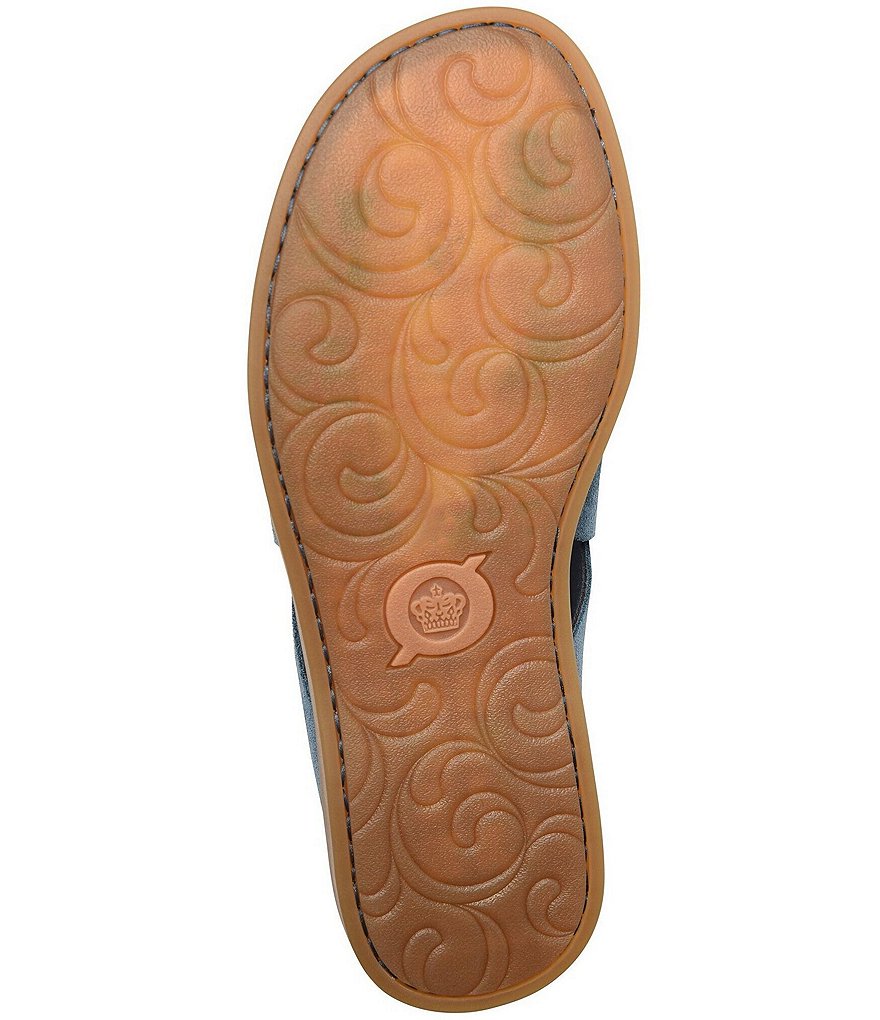 Born Iwa Criss Cross Banded Suede Sandals