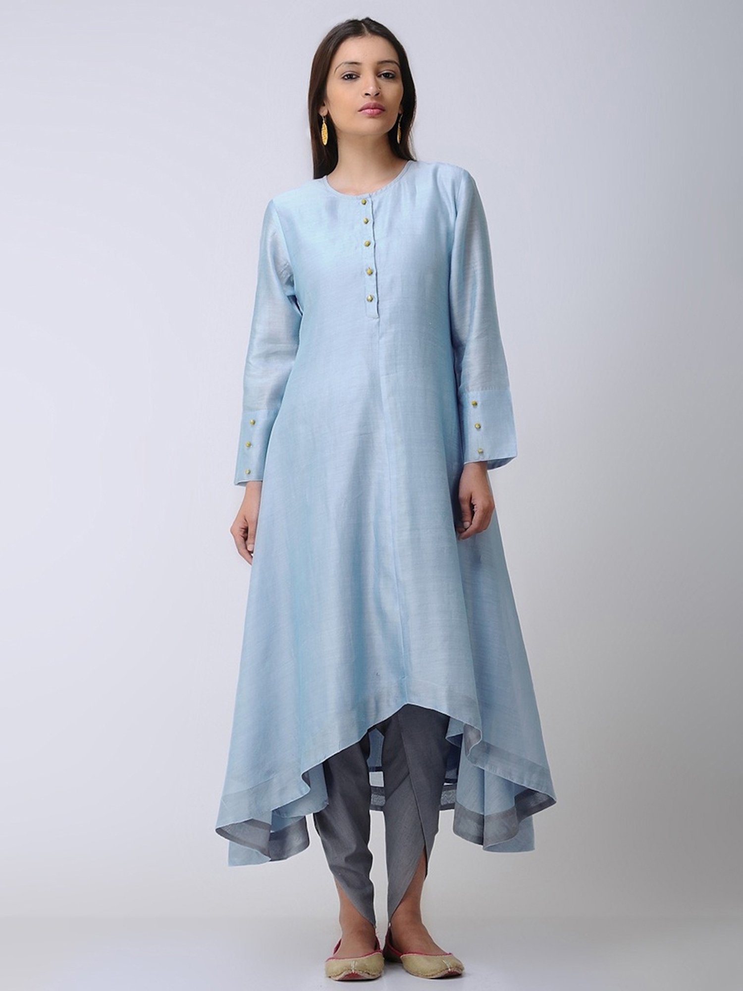 Smriti Gupta Kapaas Light Blue Anarkali