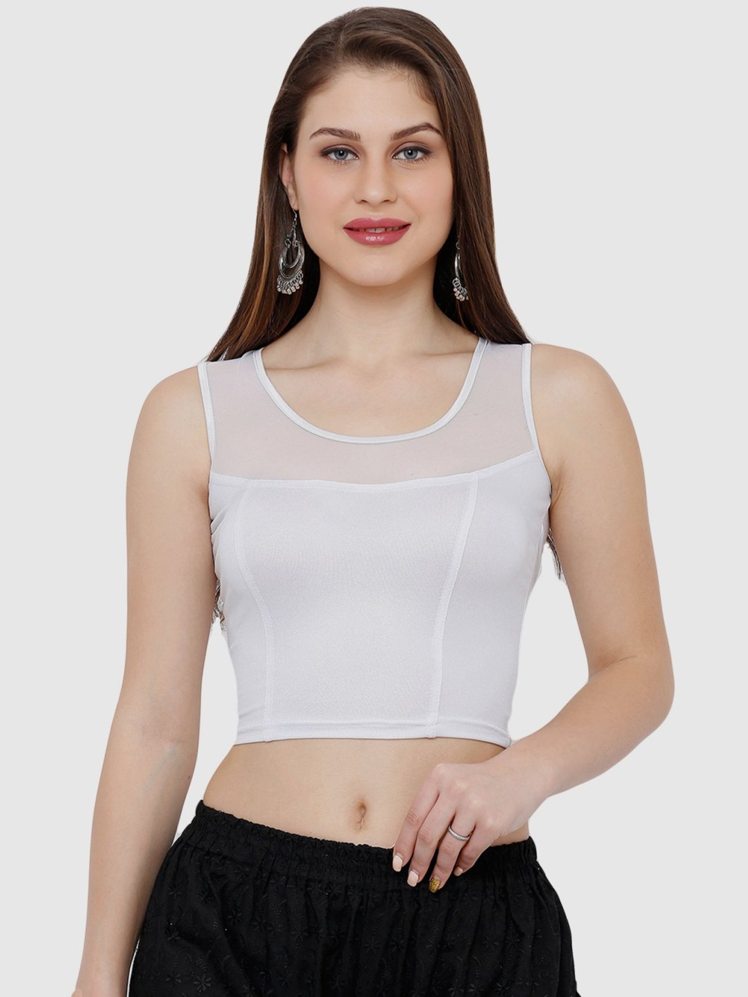 Salwar Studio Red Textured Blouse