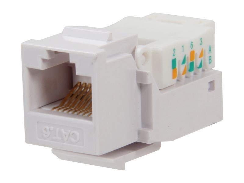 Micro Connectors CAT5 RJ45 Coupler F-F Straight