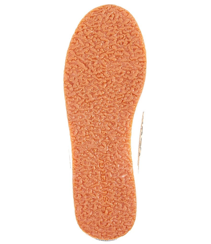 Superga Women's 2953 Nappa Leather Leopard Suede Lace-Up Sneakers