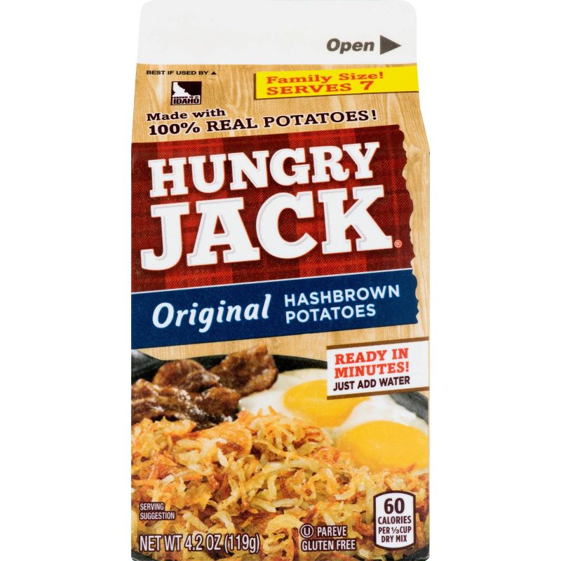 Hungry Jack Premium Hashbrown Potatoes - 4.2oz
