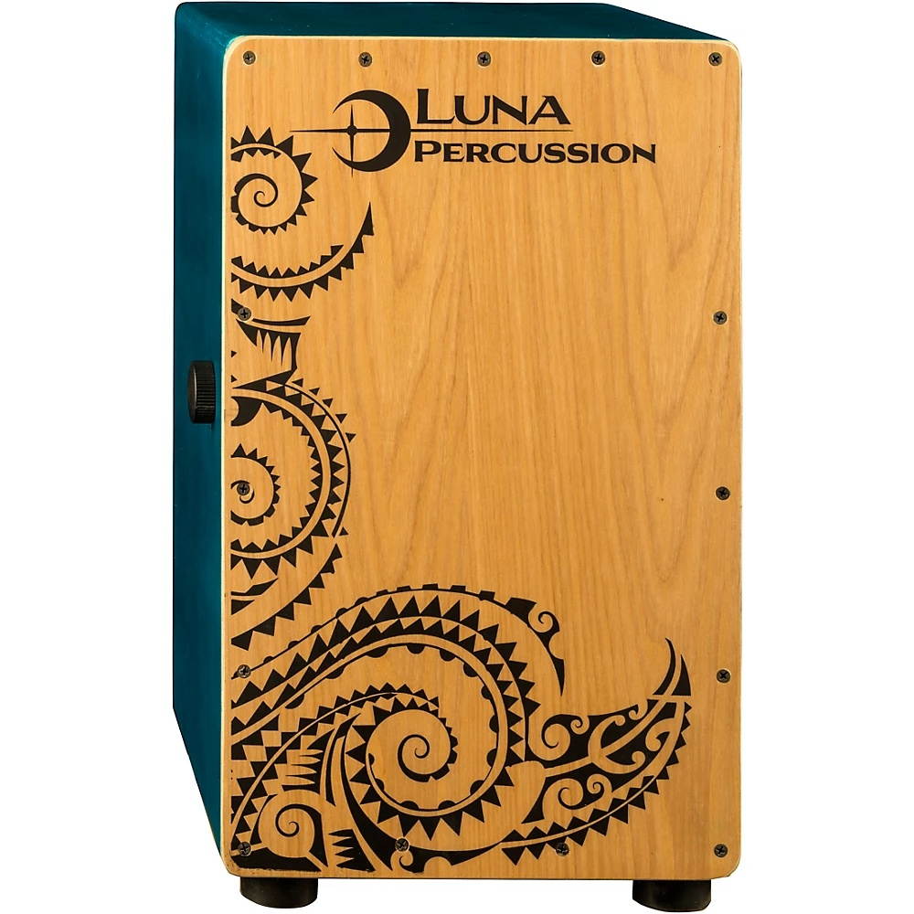 luna cajon with gig bag, teal