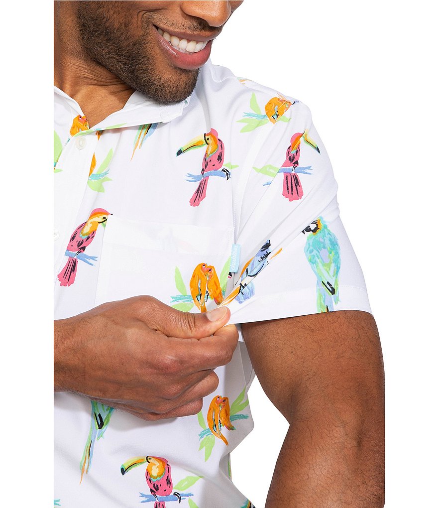 Chubbies The Dude Where's Macaw Short-Sleeve Stretch Shirt