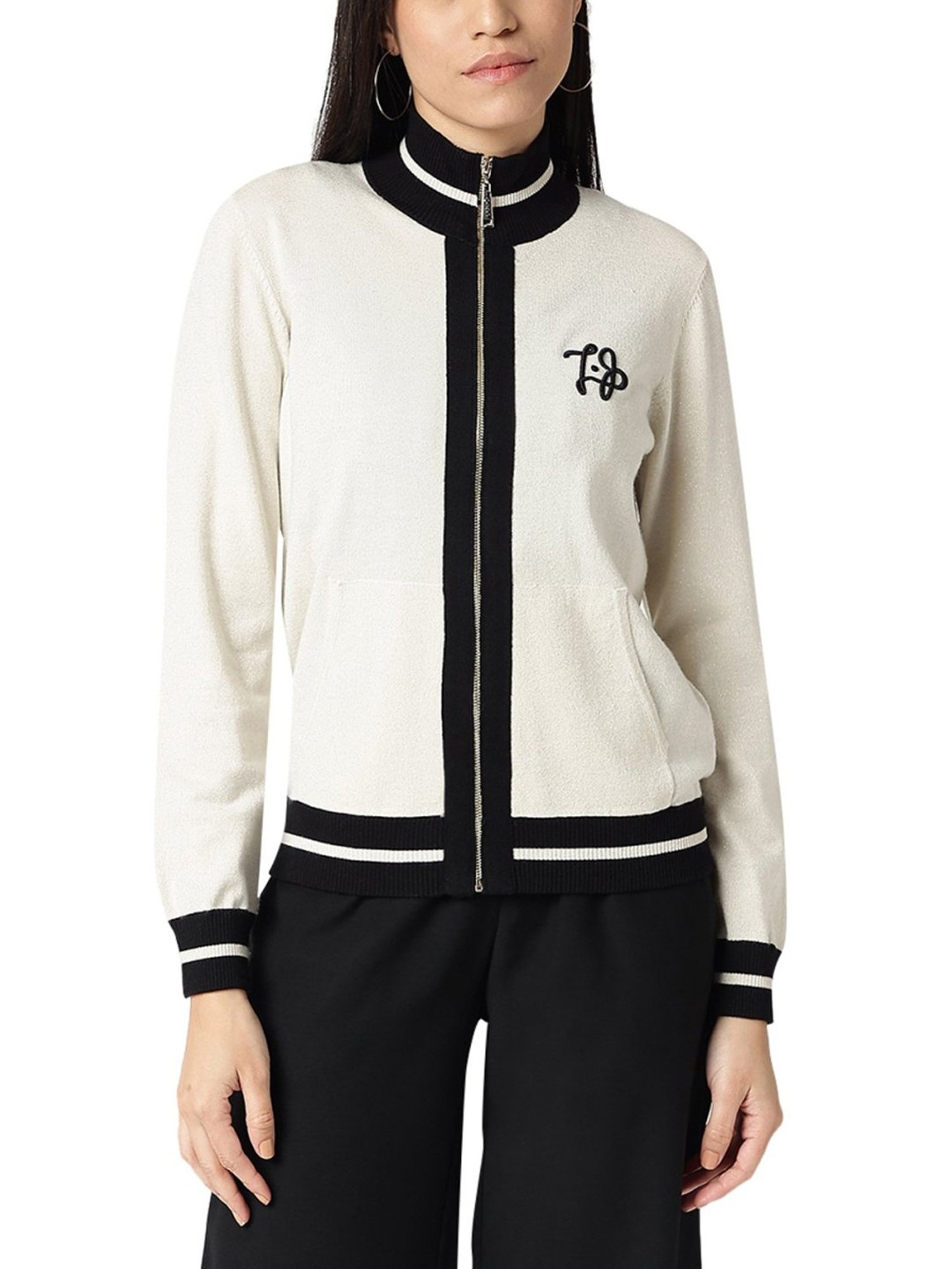 Liu Jo Off White Regular Fit Sweatshirt