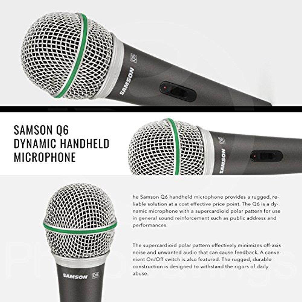 Photo Savings Zoom R8 8-Track Digital Recorder/Interface/Controller/Sampler with Samson Supercardioid Neodymium Dynamic Handheld Microphone and Accessory Bundle