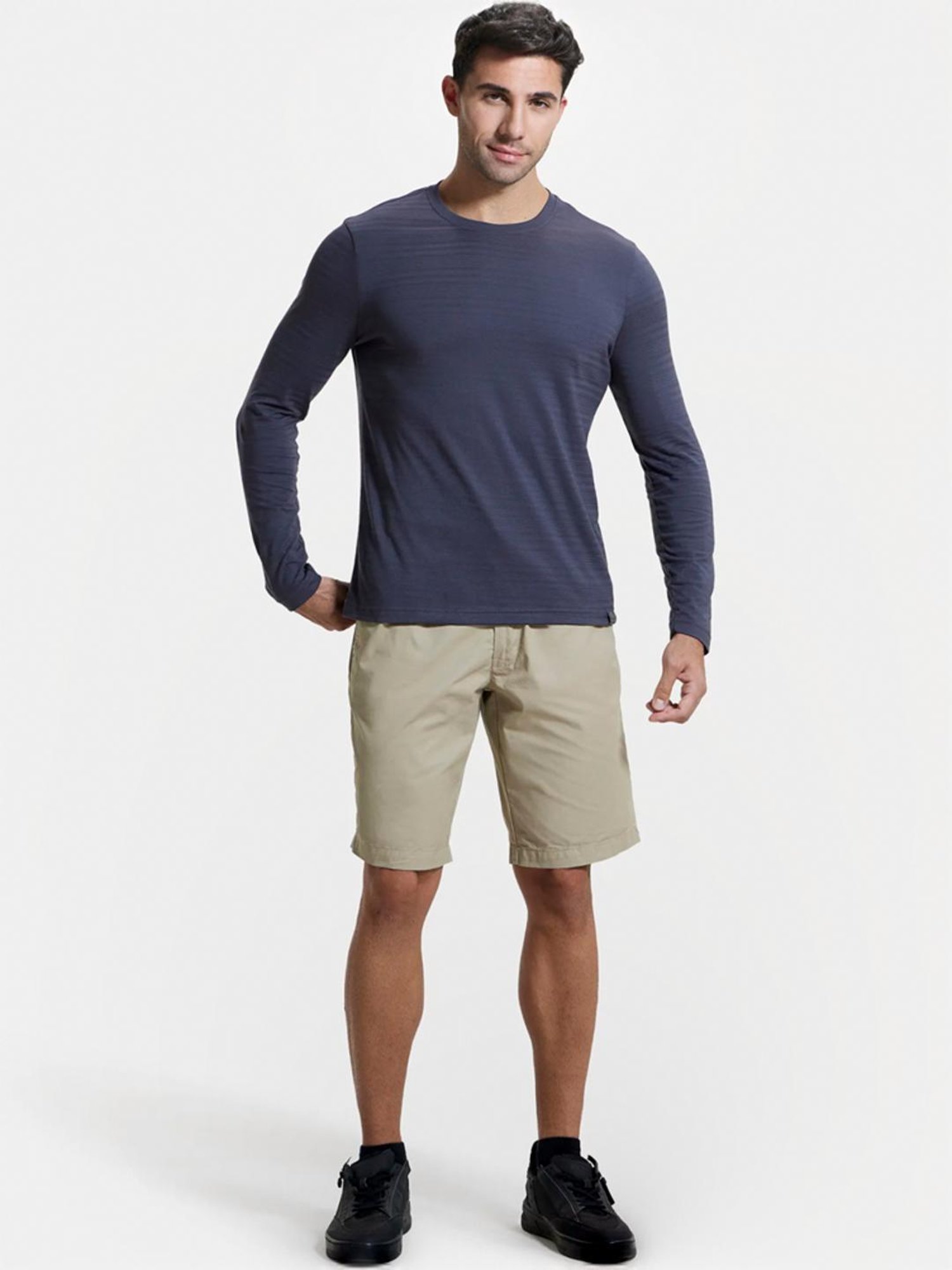 Jockey IM22 Men's Super Combed Supima Cotton Solid Round Neck Full Sleeve T-Shirt